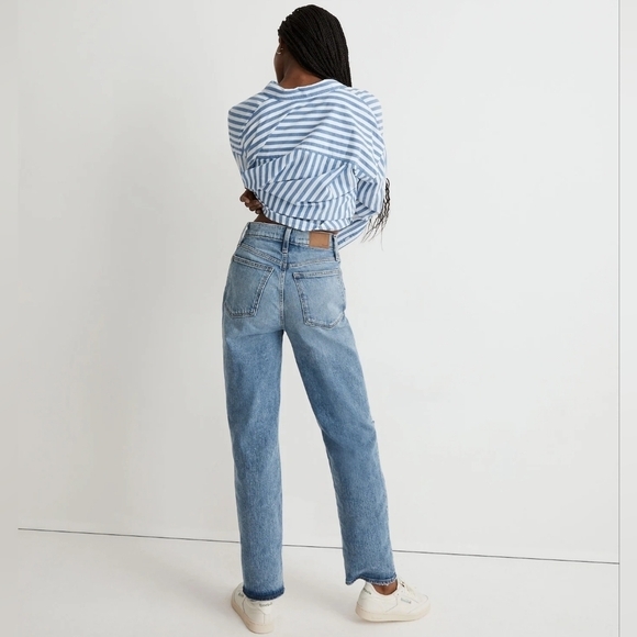 NEW Madewell The Perfect Vintage Straight Jean Kingsbury Wash 32 Style NG247 - Picture 2 of 8